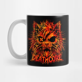 Deathcore Cat | Hardcore Cat | Skater Cat | Fire Cat Mug